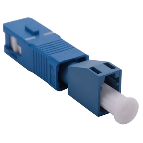8X Optisk Utrustningsverktyg LC till SC Han Flang Hybrid Single Mode 9/125 SM Fiberadapterkontakt