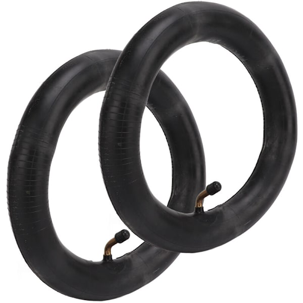 Uppblåsbar Butylgummi Innertub, Däckverktyg, 10x2.125 Innertub, med Kopparvinklad Ventil, 2-pack