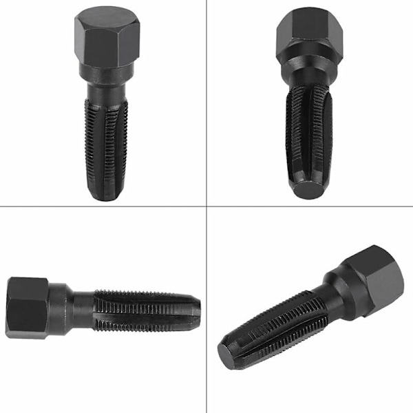 14mm Tændrør Reparation, 5 stk Kulstofstål Tændrør Gen-gevind Reparation Værktøjssæt med Indlæg til Reparation af 14mm Tændrør