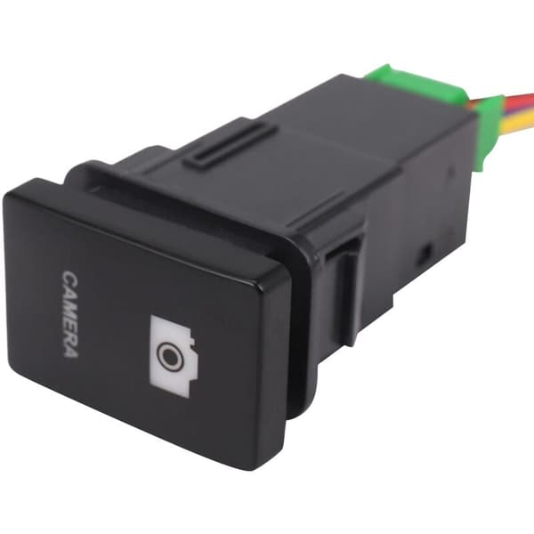 33X22Mm 12V Blå On/Off-afbryder Til Yaris Sort