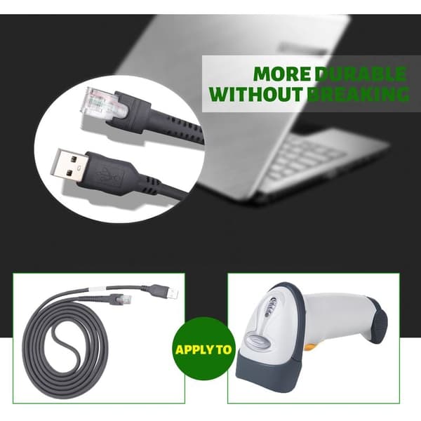 Scanner-datakabel Ls2208 Ap Ls4208 Ds9208 USB-port streckkodsläsare datakabel
