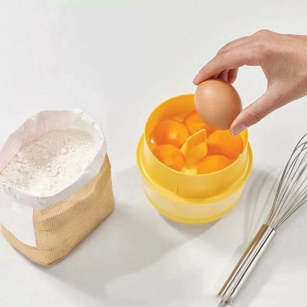 Äggvite-separator Äggulor Sil Home Köket Matlagning Köksredskap DIY Äggkokare Äggulor Separator Dessert Matlagning Verktyg (Slumpmässig Färg) HIASDFLS