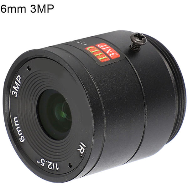 Videoovervakningskit, fast objektiv 6 mm HD-objektiv 3MP