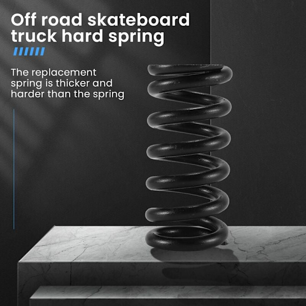 4 stk erstatningsstivere fjær for fjellskateboard lastebil hard fjær for terrengskateboard lastebil