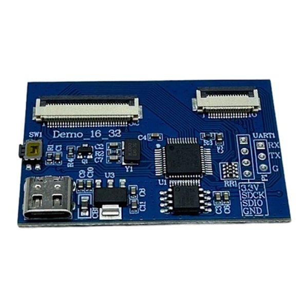 2,8 tum LCD-modul Pekskärm Monitor 4-trådig SPI-gränssnitt Bärbar Multifunktionell IPS Full View