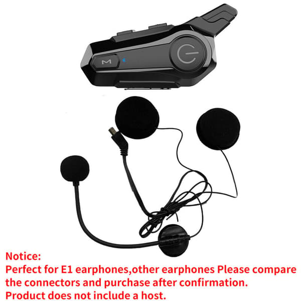 Bluetooth-headset, mikrofon, högtalare, headset-tillbehör för halv hjälm