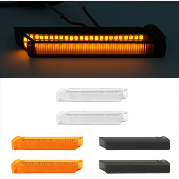 LED-blinklys for sidespeil til bil, dynamisk blinklys for Expedition Mark Black