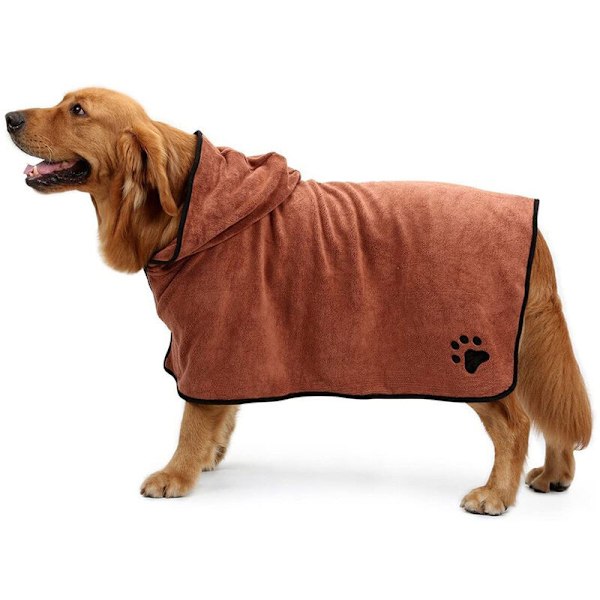 Husdjurskläder, badrock för husdjur, handduk, absorberande hundbadhandduk  m