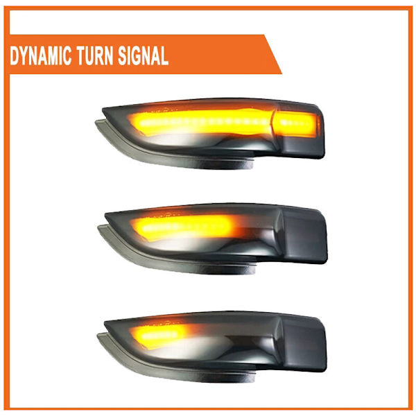Dynamisk bil LED bakspejl lys blinklys indikator til Yaris XP130 E180 Prius