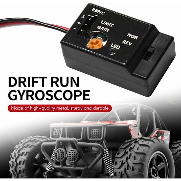 Mini-gyroskooppi D12 1/10 RC-autolle Drift-kilpa-auto Kompakti integroitu ohjauslähtö