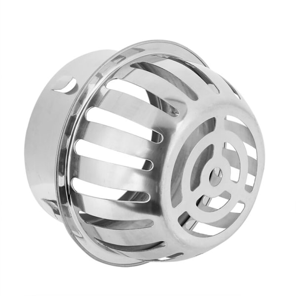 Pyöreä ruostumattomasta teräksestä valmistettu lattiakaivo kotiin, kylpyhuoneeseen, ulkoterassille ja parvekkeelle (110mm/4 tuumaa)
