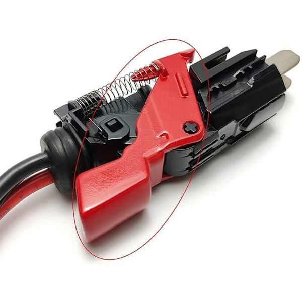 Slitesterk rød bryterknapp for Dyson V10 V11 støvsuger