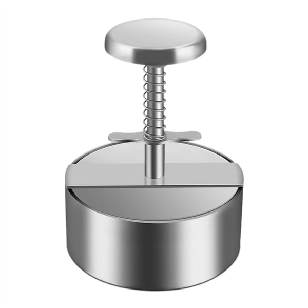 Hamburger Press, Round Hamburger Patty Machine, Adjustable Stainless Steel Non-Stick for BBQ