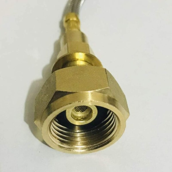 Propangas Cylinderslange Adapter Propangas Tank Connector Gastank Konverter Erstatning til Udendørs Camping