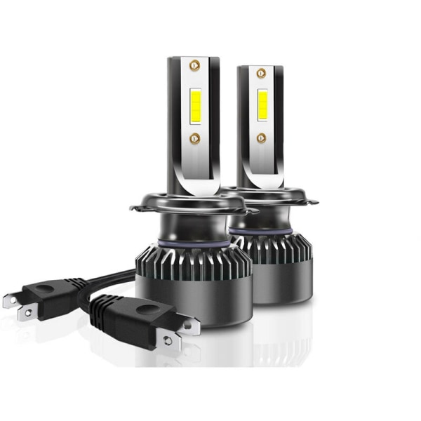 2 st 30000LM H4 H7 LED CSP Canbus Bil LED-strålkastare H1 H8 H11 9005 HB3 9006 HB4 Auto-lampor Glödlampor Turbo-lampa Vit 6000K 12V, Praktisk H7