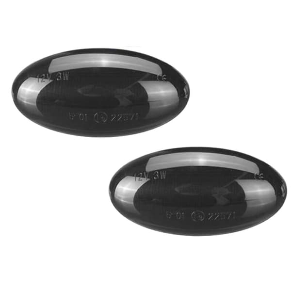 4 stk. LED-sidemarkeringslys til bil, sideblinklys til 307 206 207 407 107 C1 C2 C3