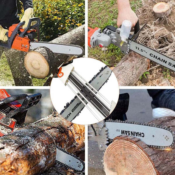 Til Stihl 56057504303 2 i 1 filholder til motorsavskæde 3/8\" P Ø 4,0 mm