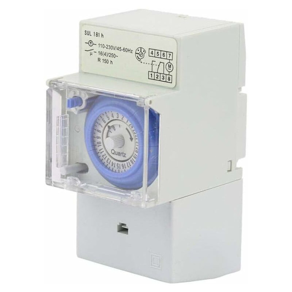 Analog mekanisk timer switch 110-230V SUL181H 24 timer manuel tid switch analog mekanisk timer controller