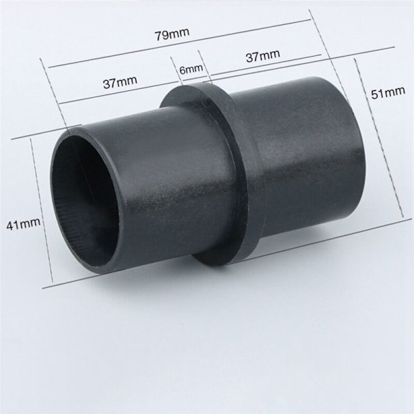 4x Luftvärmare Slang Anslutning Ledning Skarv Bil Kanal 42mm för (Lång 79mm)