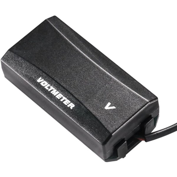 Motorcykel Mini LED Digital Voltmeter Monitor Panel Meter Volt Spændingstester Omvendt Tilslutningsbeskyttelse 12V-80V Rød