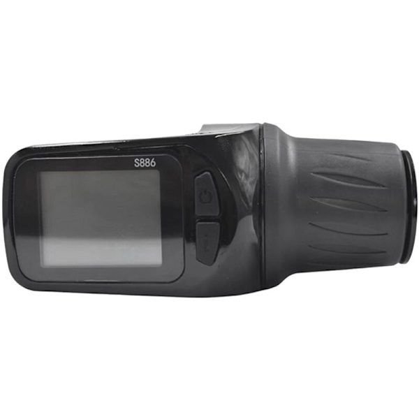 24V 36V 48V 60V S886 E-pyörän LCD-näyttöpaneeli säädettävissä kääntökaasulla sähköpotkulaudan polkupyörän mittariin (SM-liitin)