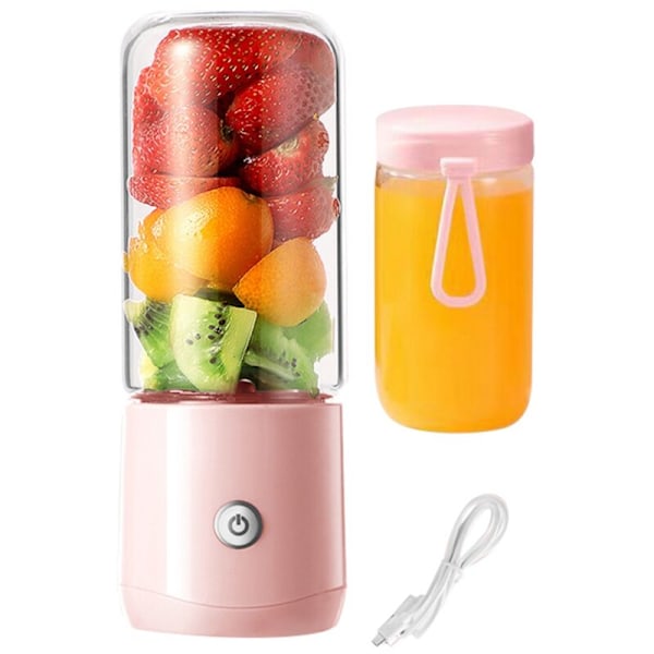 380ML Bærbar Blender Trådløs Mini Juicer USB Elektrisk Blender Frugt Juicer til Frugt og Grøntsager Juicer Maskine-C