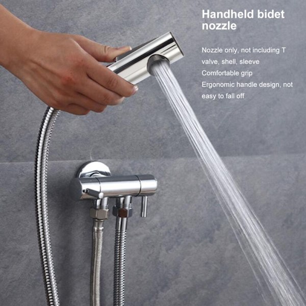 ABS Bidetmunstycke Sprayhuvud Ersättning, för Bärbar Hygien Tryck Bidet Tillbehör