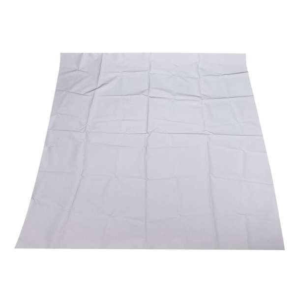 4X Silver Reflekterande Tyg Sy På Fiber 39,4 Tum Tyg Material Kemisk Substans