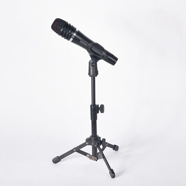 Mini bordstativ mikrofonstativholder med 3/8 tommers gjenger for møter, konferanser, taler og