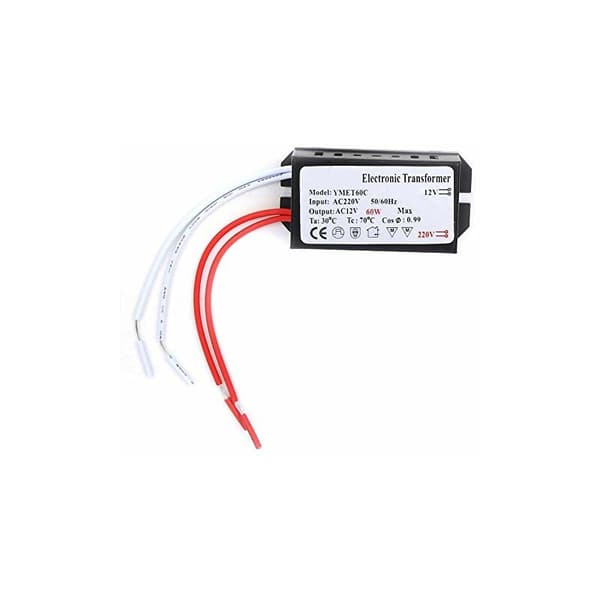 Elektronisk transformator, Keenso 220V til 12V elektronisk transformatoradapter spenningsomformer intelligent strømdriver (120W)