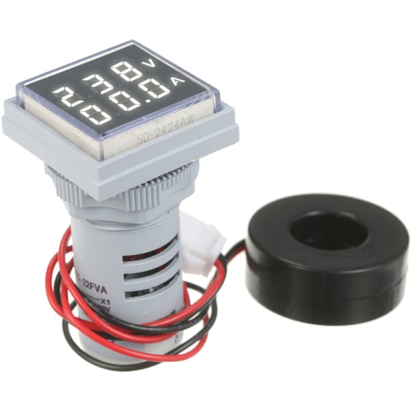 Spänningstestare och detektor Mini Digital Square Volt-Amperemeter Volt