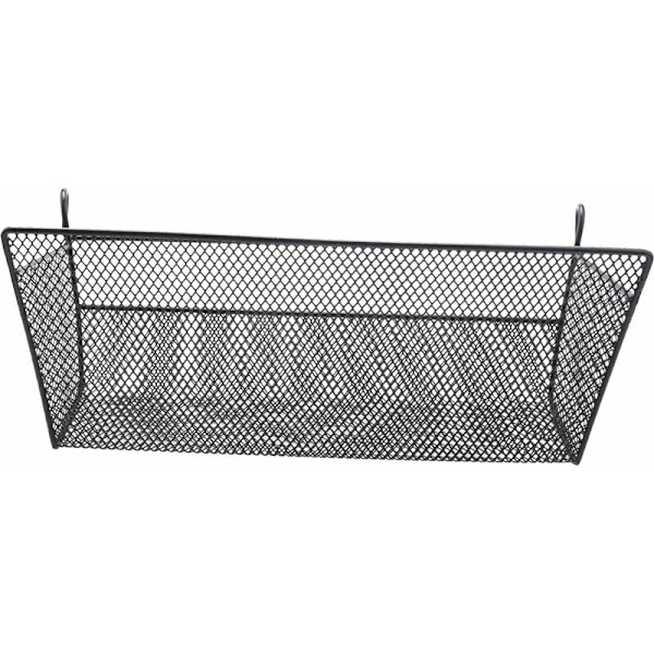 Hyldekurve, Sovesalsseng Bord Sengebord Hængende Opbevaringsforsyninger Skrivebords Hjørnehylder Organizer Holder Beholdere med Krog - Sort