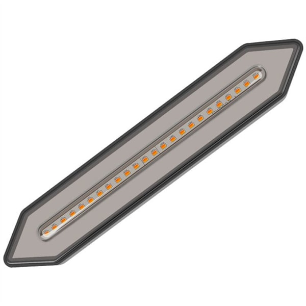 1 par 12V 100LED Dubbel Färg Körljus Tunga Lastbilar Släpvagn Broms Svängande Bakljus Gul