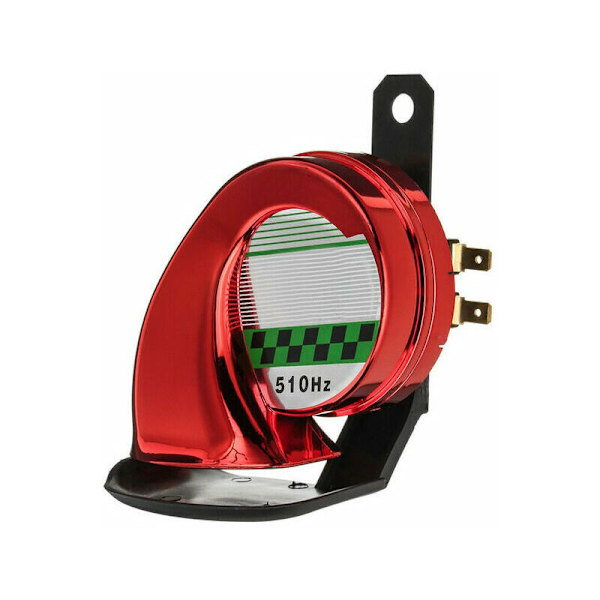 Universal bil motorcykel motorcykel lastbil båt 130DB elektrisk högljudd snigel luft horn siren vattentät 12V röd - röd - röd