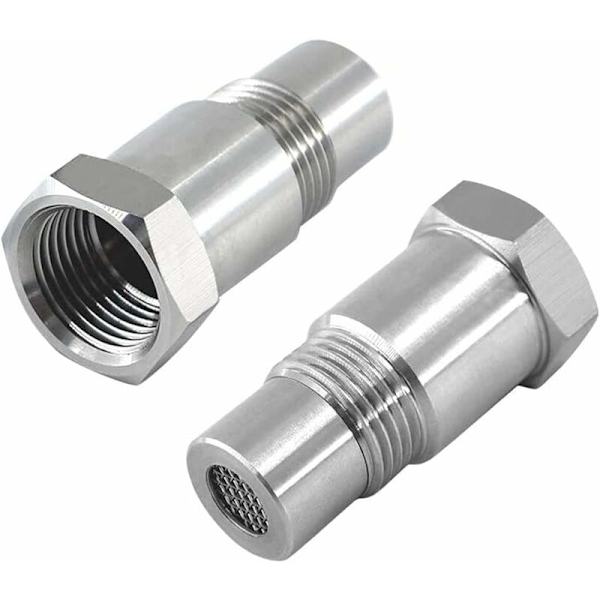 2 st Syreupptäcksensorns Förlängningsavstånd för Bilar Motoravgassystem M18 x1.5, 45mm Lambda Sond