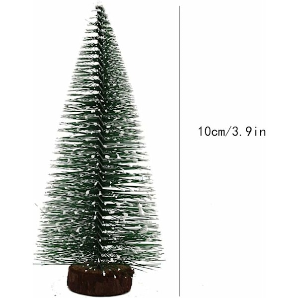 10 stk Mini Juletre Sisal Kunstig Juletre Mini Juletre Miniatyr Juletre Kunstig Juletre Juletre for
