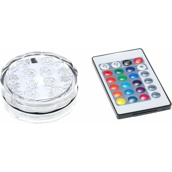 Akvarielys Ten LED Letvægts Nedsænkelig Vandtæt Under Vand Lys Multifarvet Akvarium Dykning Lys Under Vand Kontrol Lampe til Ferskvands A