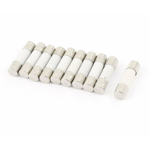 10 stk. 250V 5A T5A forsinket blæsning keramiske sikringer rør 5x20mm