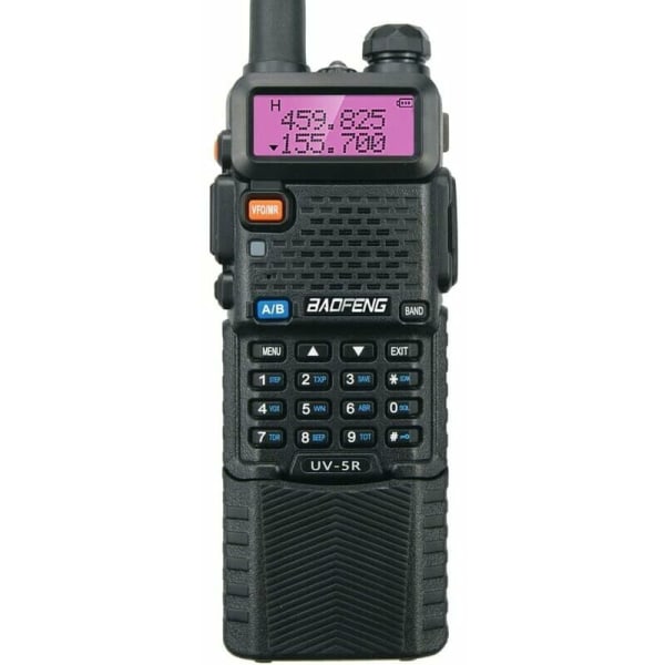 UV-5R 8W radiopuhelin, jossa 3800 mAH akku Power FM-radio, kaksikaistainen 128-kanavainen viestintälähetin-vastaanotinradio