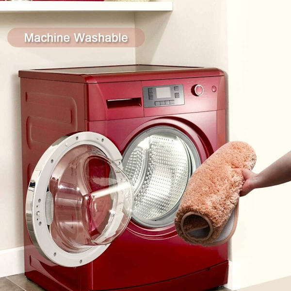 Badematte med sklisikker overflate, supermyk og myk, myk badematte, ekstra tykk vannabsorberende badematte med vanntett bakside for badekar/dusj, baderom