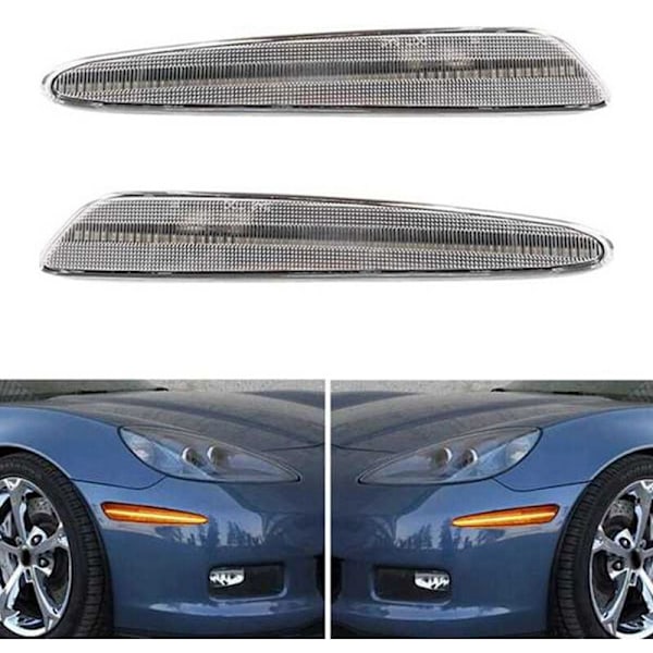 Car Led Side Marker Turn Signal Lights Position Lamp for 2005-2013