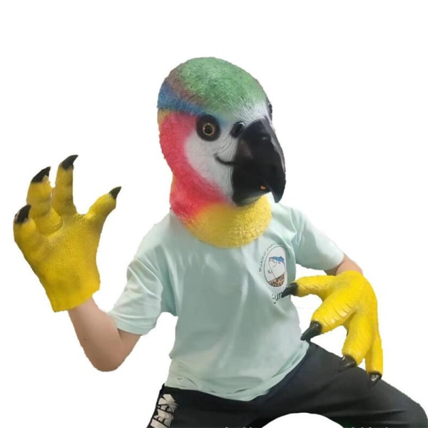 Skremmende Halloween-kostymehansker Papegøyehansker Fancy Dress Up Cosplay Monster Devil Claw Gloves