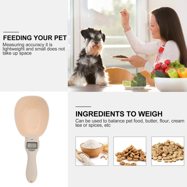 Digital mätsked Elektronisk matsked för husdjursmatning