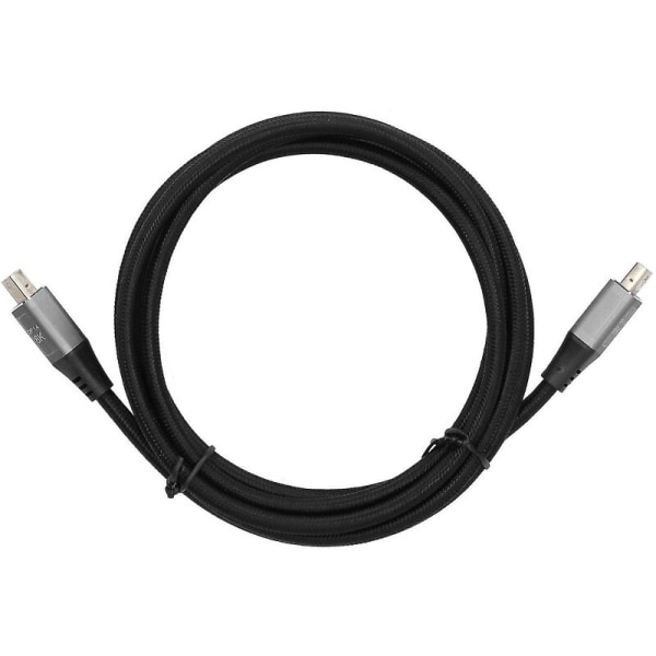 2m Mini Dp til Mini Dp 8k 60hz/4k 120hz Hd Audio Video Kabel Bærbar Datamaskin Display Port Kabel