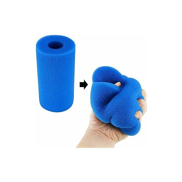 4 stk. Skum Swimmingpool Filter, Filter Svampe, Patron Svampefilter, Udskiftning af Skum Svampe til Swimmingpool Filter, Genanvendelig Swimmingpool