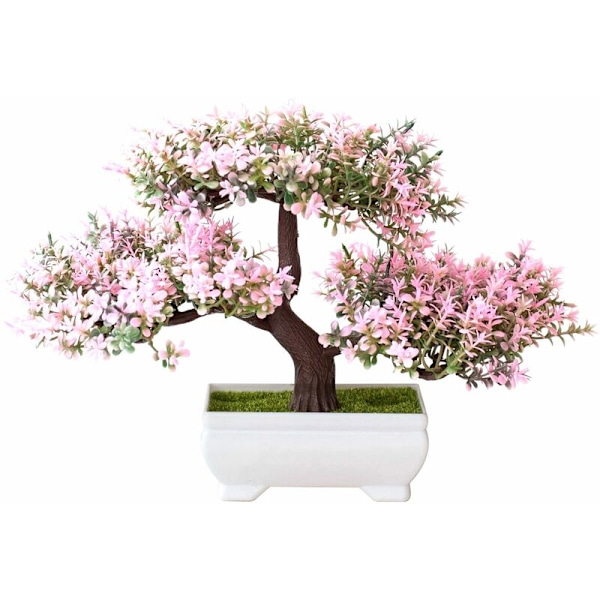 Keinotekoinen Bonsai-puu Ruukku Tekokasvi Ruukutetut Kukkaset Teko Bonsai Kotiin Makuuhuoneen Pöydälle Hotelli Puutarhan Sisustukseen A