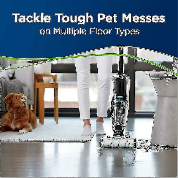 2-osainen monipinta-lemmikkieläinten harjarulla Crosswave Cordless Max -sarjaan