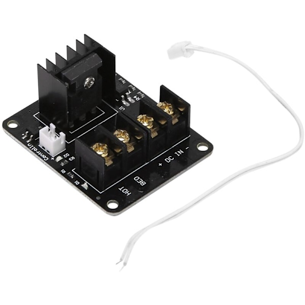 3D Printer Hotbed Mosfet Udvidelsesmodul 2 Pins Anet A8 A6 A2 Kompatibel Sort