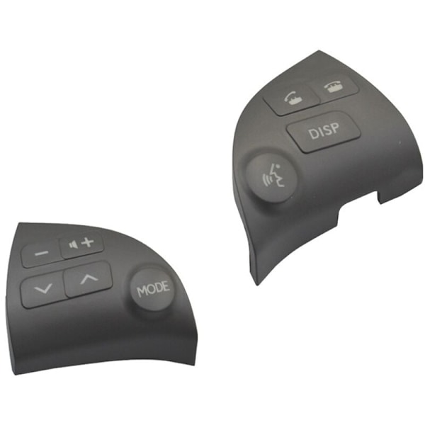 2 stk. Multifunksjonell Bluetooth-høyttalerknappbryter for ES350 Rattknapp 84250-33190 A