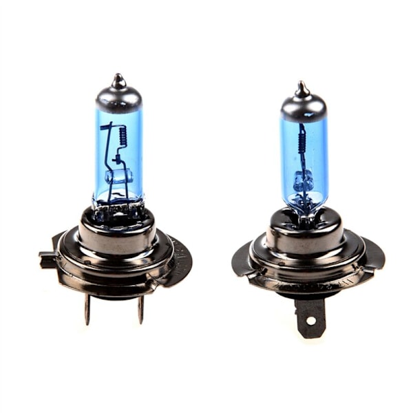 6 stk H7 Halogenlamper for bil LED-lampe 6000K Xenon frontlykt 100W 24V Ultra Bright Lighting: Hvit